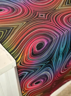 Neon Abstract (Poly Print) Table Linen