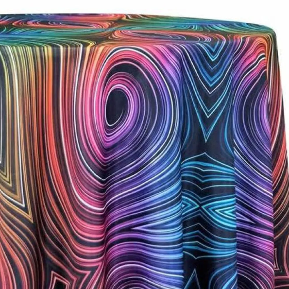 Neon Abstract (Poly Print) Table Linen