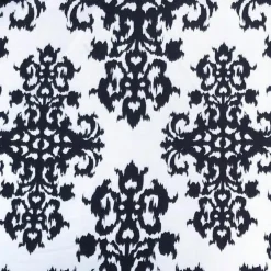 Newport Print (Dupioni) Table Linen in Black