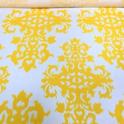 Newport Print (Dupioni) Table Runner in Yellow