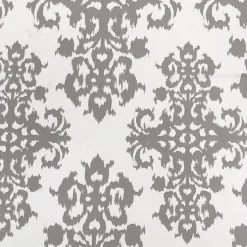 Newport Print (Dupioni) Table Runner in Silver