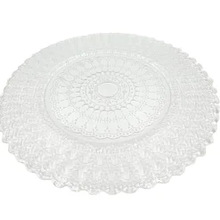 Nila - Glass Charger Plate in Clear (Item # 0323)