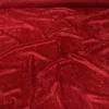 Panne (Crush) Velvet Drapery Panel in Red