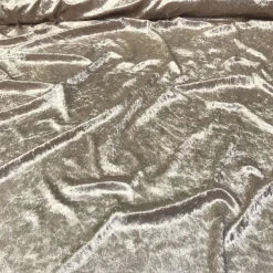 Panne (Crush) Velvet Table Napkin in Bone