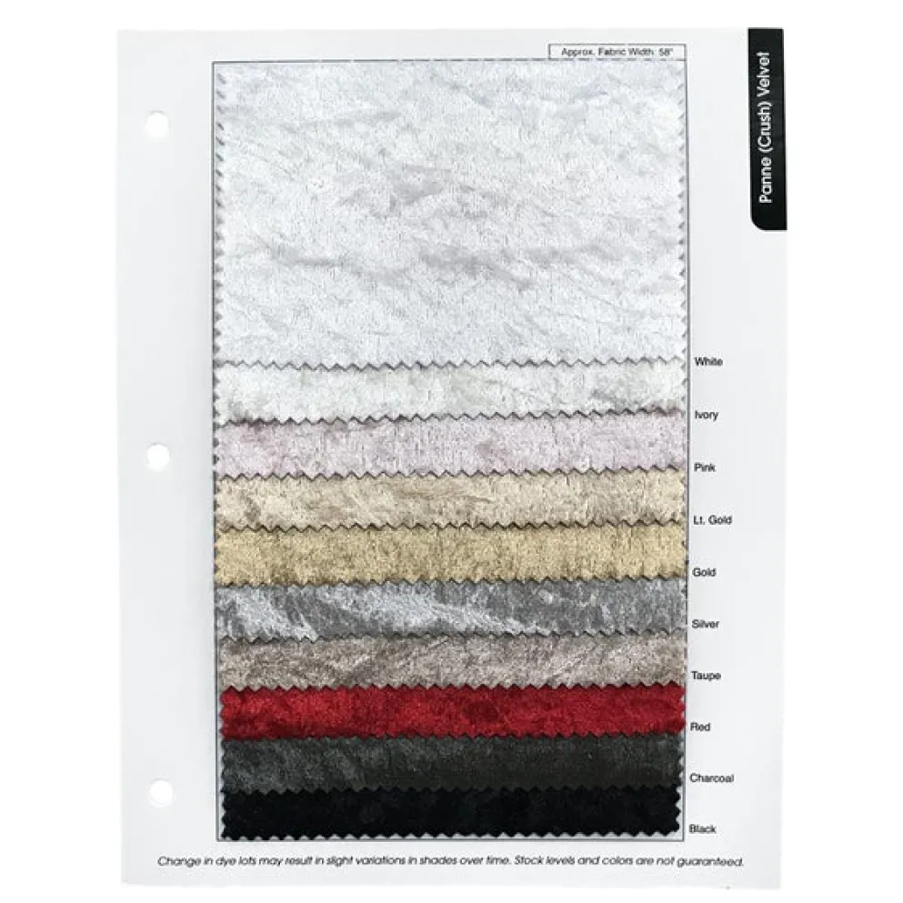 Panne (Crush) Velvet Table Runner in Charcoal