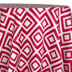 Paragon Print (Lamour) Table Linen in Fuchsia