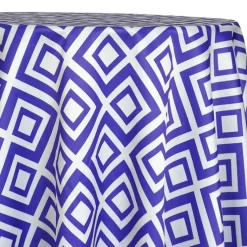 Paragon Print (Lamour) Table Linen in Purple