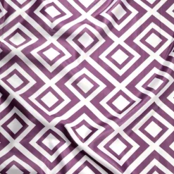 Paragon Print (Lamour) Table Linen in Plum