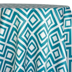Paragon Print (Lamour) Table Linen in Jade