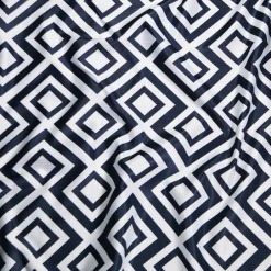 Paragon Print (Lamour) Table Linen in Navy
