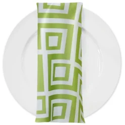 Paragon Print (Lamour) Table Napkin in Avocado