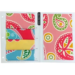 Pastel Paisley (Poly Print) Table Linen in Pink