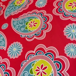 Pastel Paisley (Poly Print) Table Runner in Fuchsia