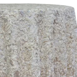 Patina Sheer Table Linen in Ivory