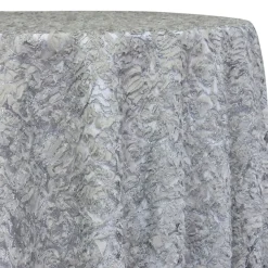 Patina Sheer Table Linen in Silver