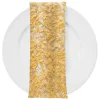 Patina Sheer (w/ Poly Lining) Table Napkin in Gold