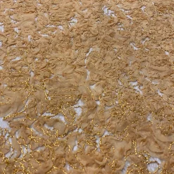 Patina Sheer (w/ Poly Lining) Table Napkin in Gold