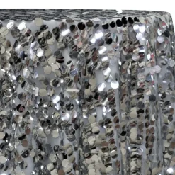 Payette Sequins Table Linen in Silver