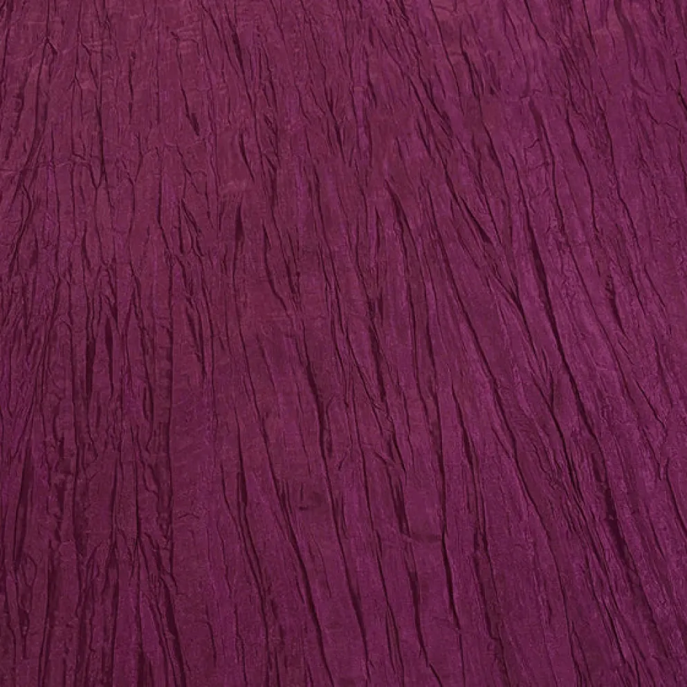 1pc - Accordion Taffeta Table Linen 90"x90" Square - Sangria 46