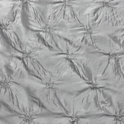 1pc - Belly Button (Pinwheel) Table Linen 132" Round - Silver