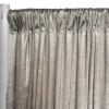 1pc - Lush Velvet Drapery Panel in Taupe (18' Tall x 58" Wide)