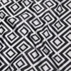 1pc - Paragon Print (Lamour) Table Linen 72"x72" Square - Black and White