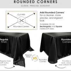 1pc - Premium Poly (Poplin) Table Linen 58