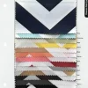 5pcs - Chevron Print (Lamour) Table Runner 14"x108" - Charcoal and White