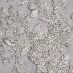 10pcs - Claire Lace Table Runner 14"x108" - White and White