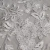 3pcs - Claire Lace Table Runner 14"x108" - Silver and White