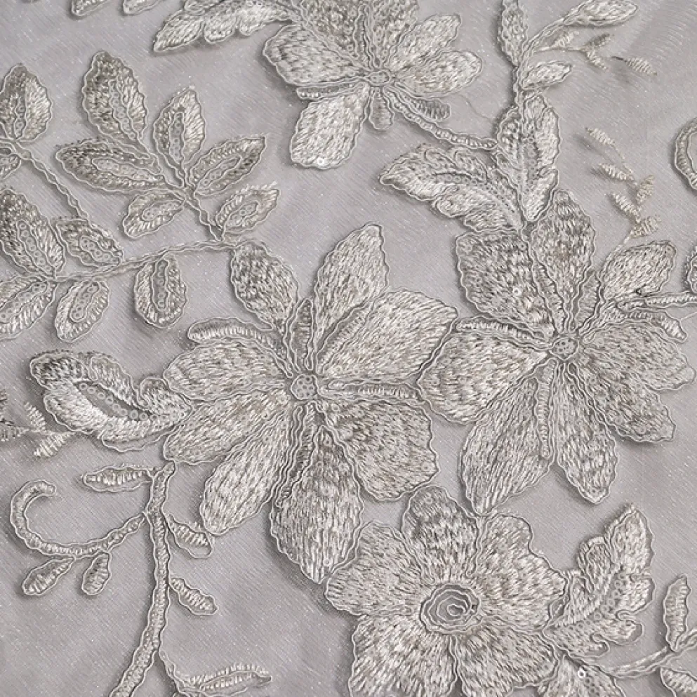 10pcs - Claire Lace Table Runner 14"x108" - White and White