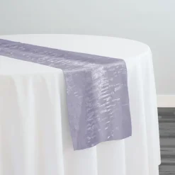 15pcs - Crush Shimmer (Galaxy) Table Runner 14"x120" - Silver