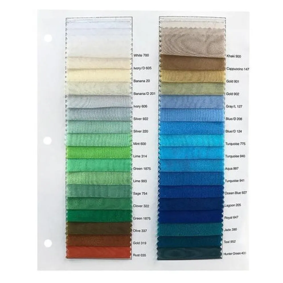 10pcs - Crystal Organza Table Linen 72"x72" Square - Perry 503
