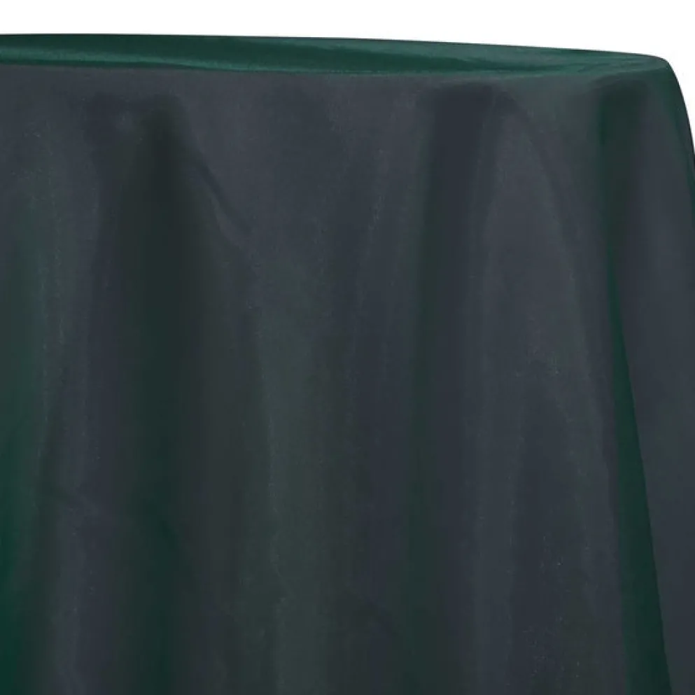 10pcs - Crystal Organza Table Linen 72"x72" Square - Hunter Green 405