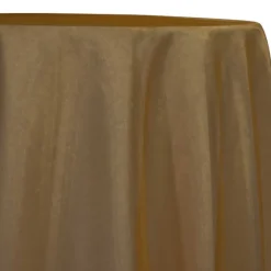 9pcs - Crystal Organza Table Linen 72"x72" Square - Gold 319