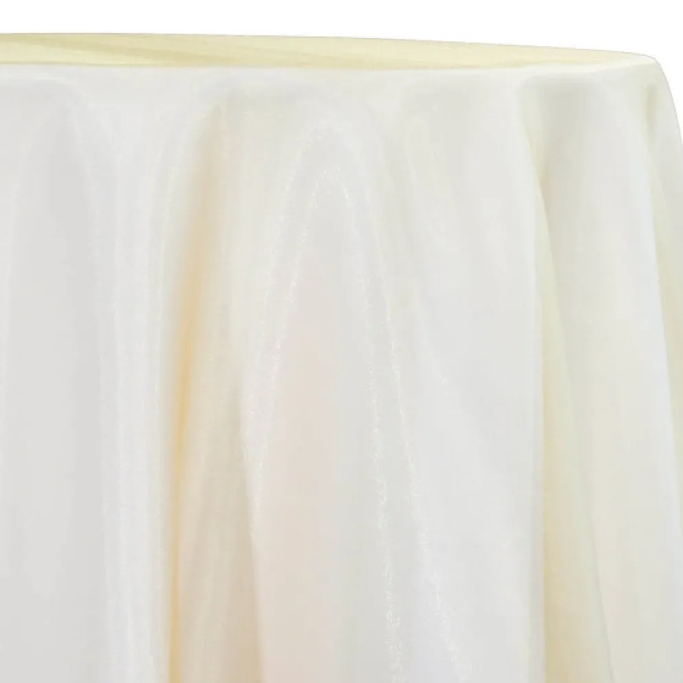 10pcs - Crystal Organza Table Linen 72"x72" Square - Banana 202