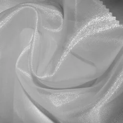 2pcs - Crystal Organza Table Linen 90"x156" Banquet - White 700