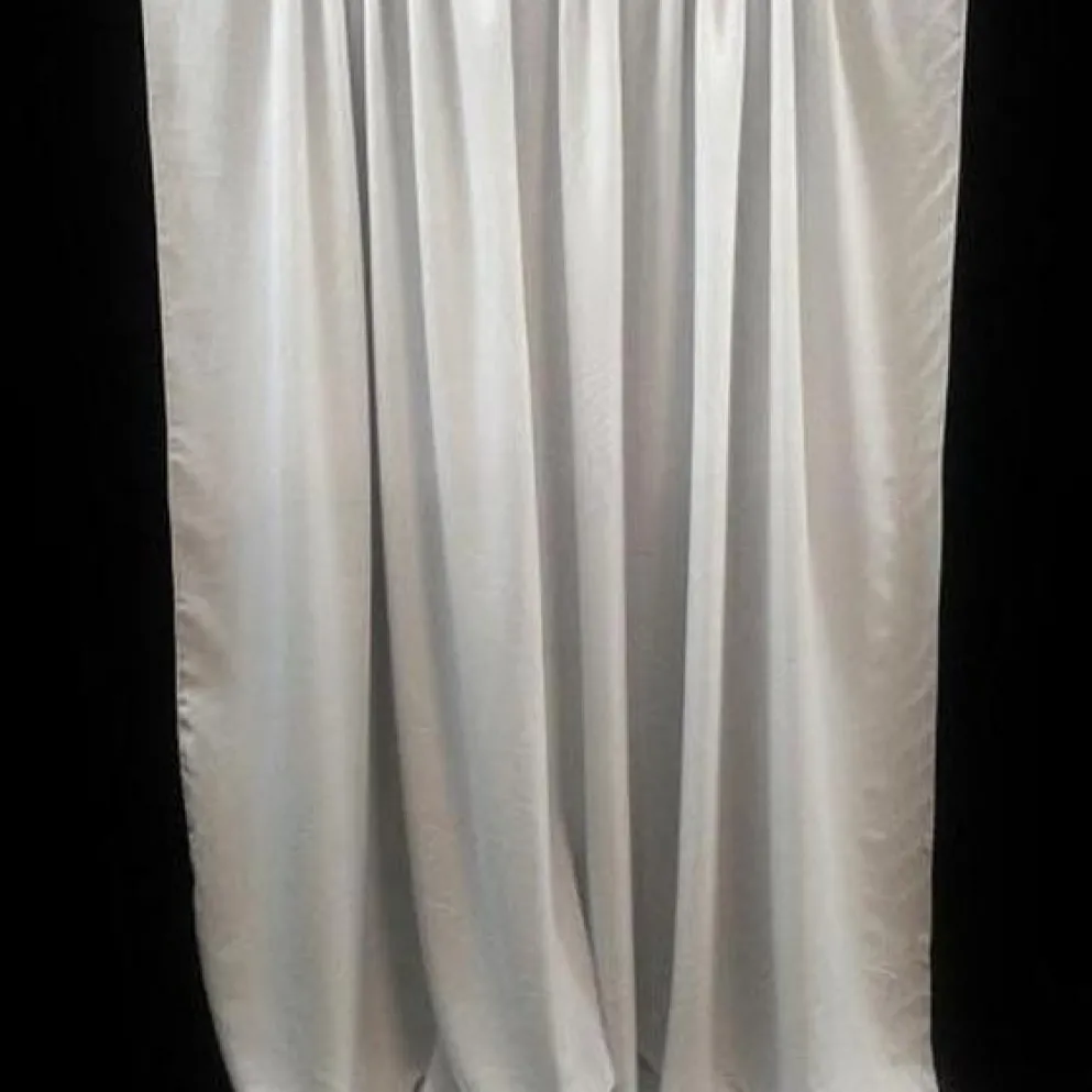1pc - Scuba (Wrinkle-Free) Drapery Panel in Orange 1406 (12' Tall x 58" Wide)