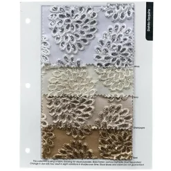 10pcs - Dahlia Sequins Table Runner 14"x108" - Silver