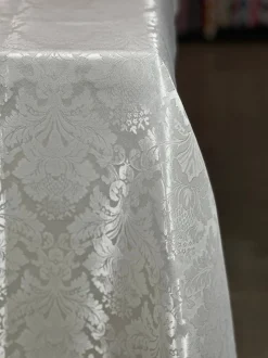 4pcs - Damask Poly Table Linen 58