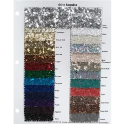 10pcs - Glitz Sequins Table Runner 14"x108" - Black