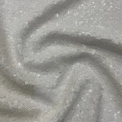 5pcs - Glitz Sequins Table Runner 14"x120" - White