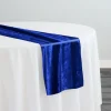 10pcs - Lush Velvet Table Runner 14"x108" - Navy