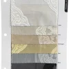 3pcs - Medallion Jacquard Sheer Table Linen 108"x156" Banquet - Gold