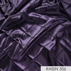 179pcs - 4" Pintuck - 8"x108" Sash w/ Slanted Ends - Raisin