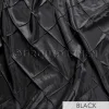 49pcs - 4" Pintuck - 10"x104" Sash w/ Straight Ends - Black