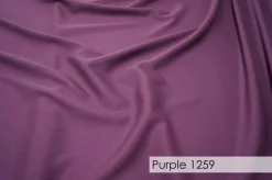 70pcs - Polyester Poplin - 6"x108" Sash w/ Straight Ends - Purple 1259