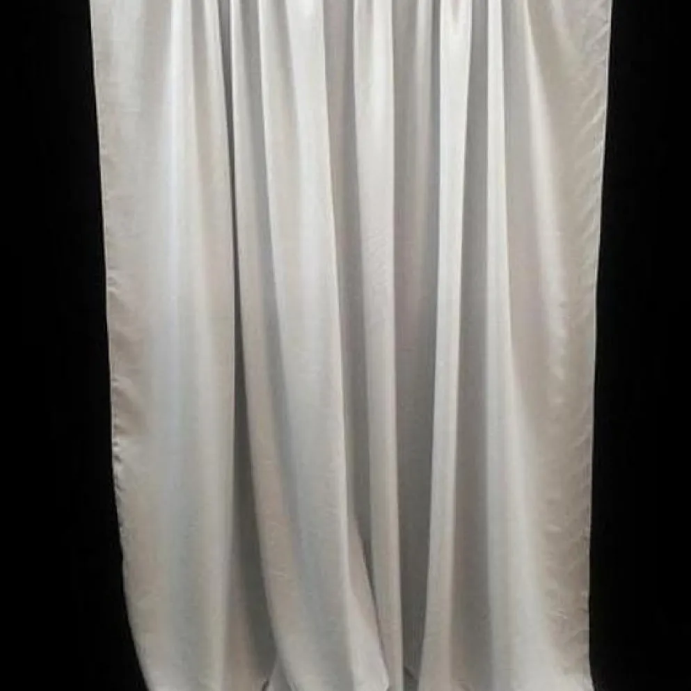 5pcs - Premium Poly (Poplin) Drapery Panel 15' Tall x 58" Wide - Yellow L 1904