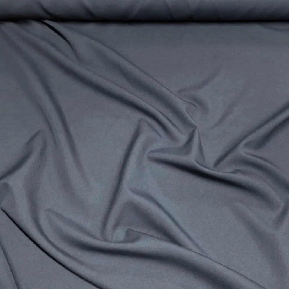 6pcs - Premium Poly (Poplin) Drapery Panels 3' Tall x 58" Wide - Gray 7515