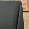 5pcs - Rustic Linen Table Linen 72"x72" Square - Black